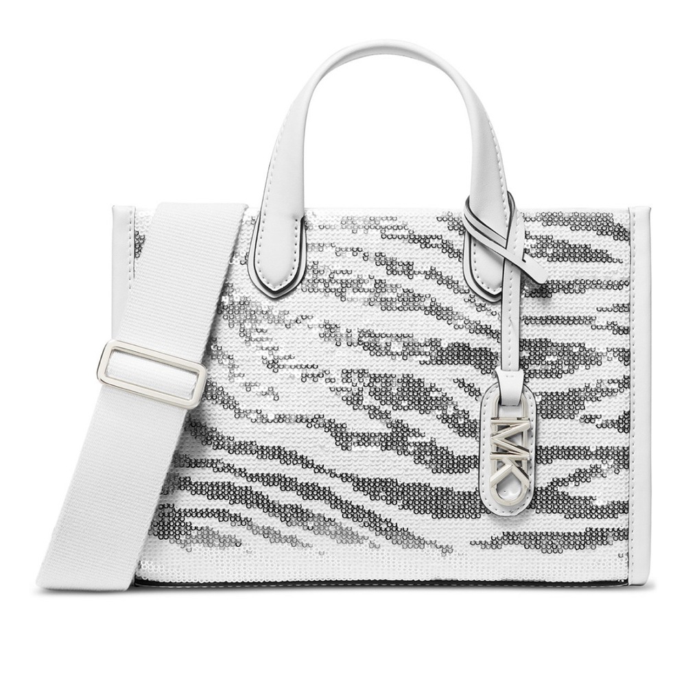 ***NWT*** MK Gigi small East Messenger, color opt/silver
